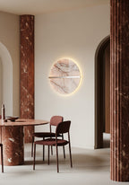 Marble wall sconce