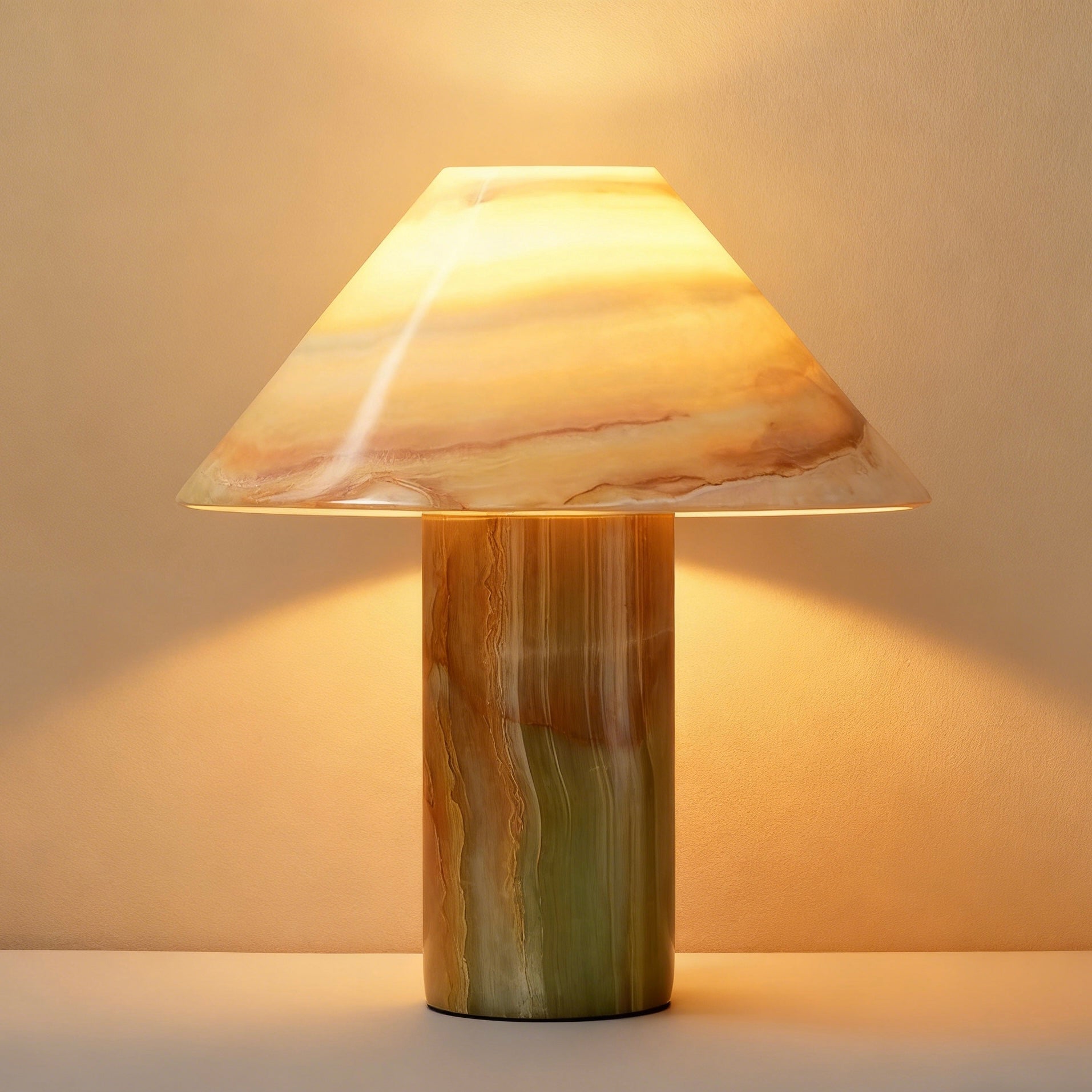 Nephrite Jade Table Lamp